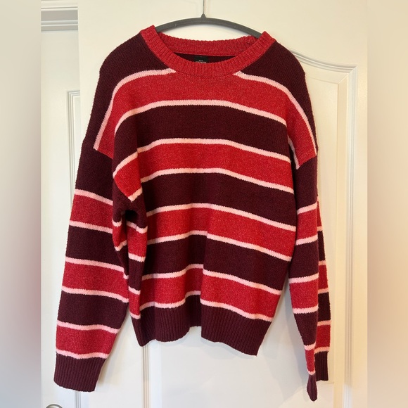 NWOT No Boundaries Netflix Stranger Things Striped Sweater - Picture 3 of 7